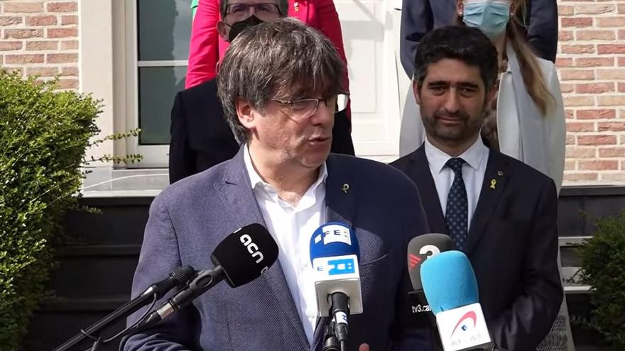 El líder de Junts, Carles Puigdemont,