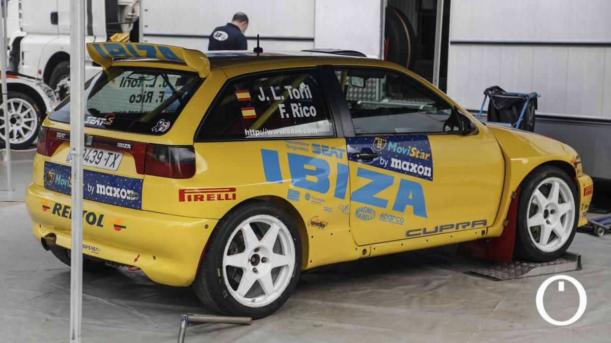 Parque cerrado del XXXVIII Rallye Sierra Morena