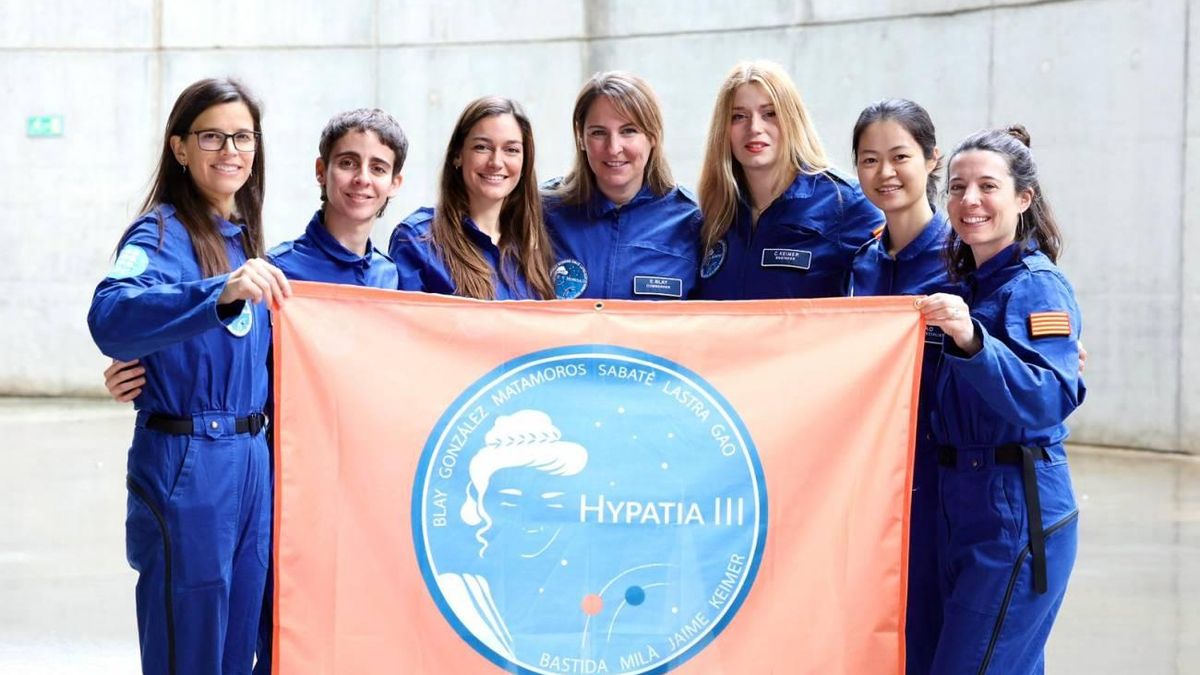 Las tripulantes de la misión Hypatia III.