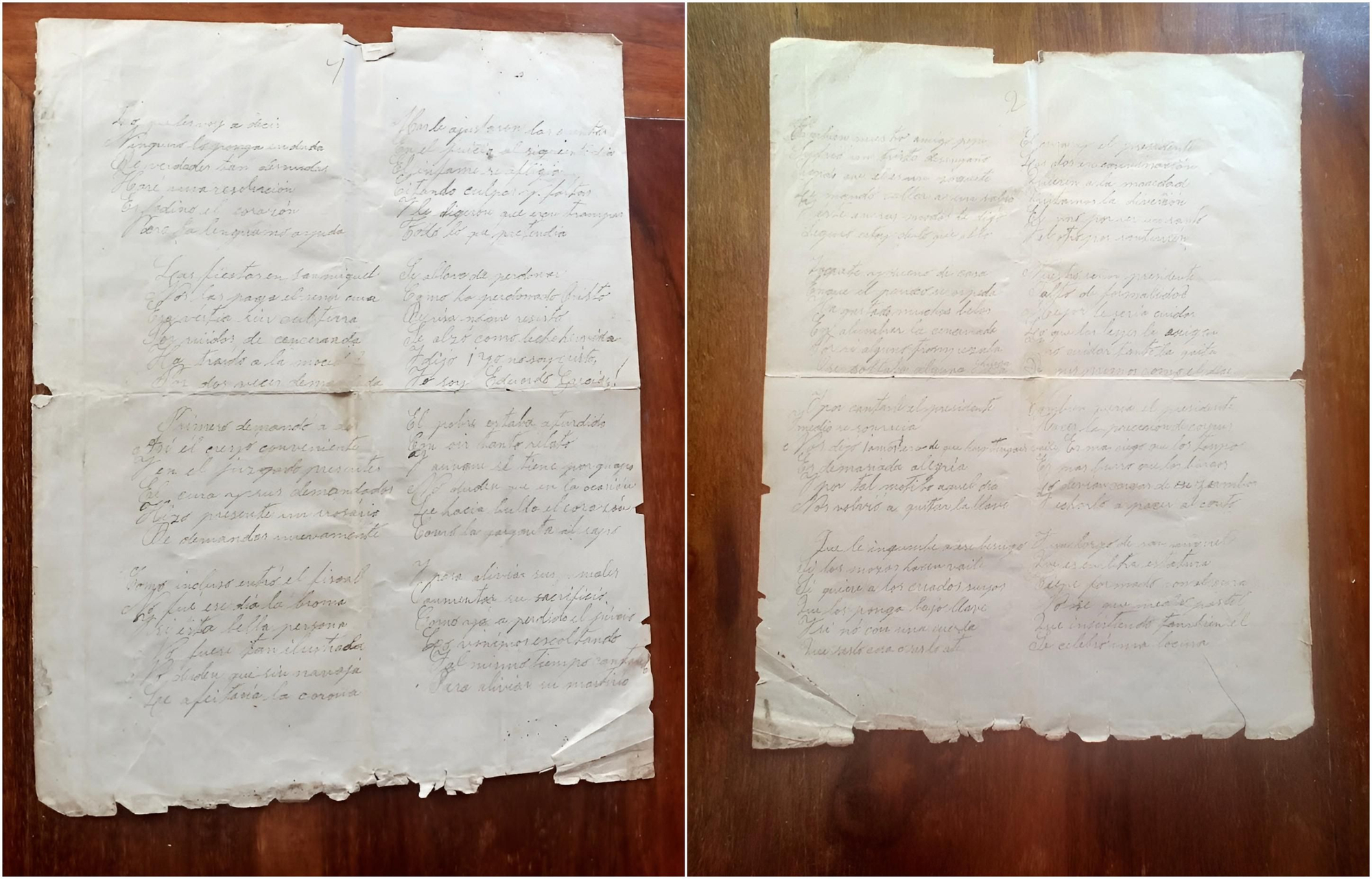Coplas que reflejan la última cencerrada de Laciana