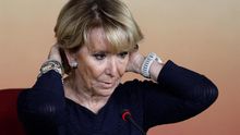 La portavoz del PP en el Ayuntamiento de Madrid, Esperanza Aguirre
