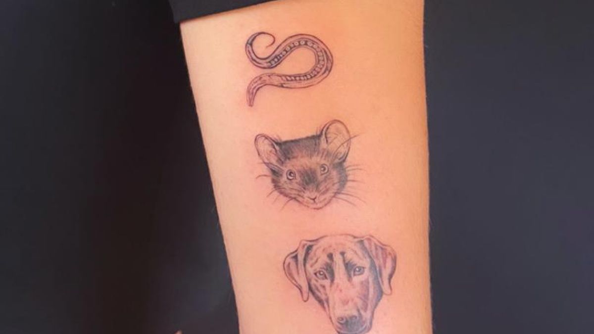 El tatuaje de Celine Halioua.