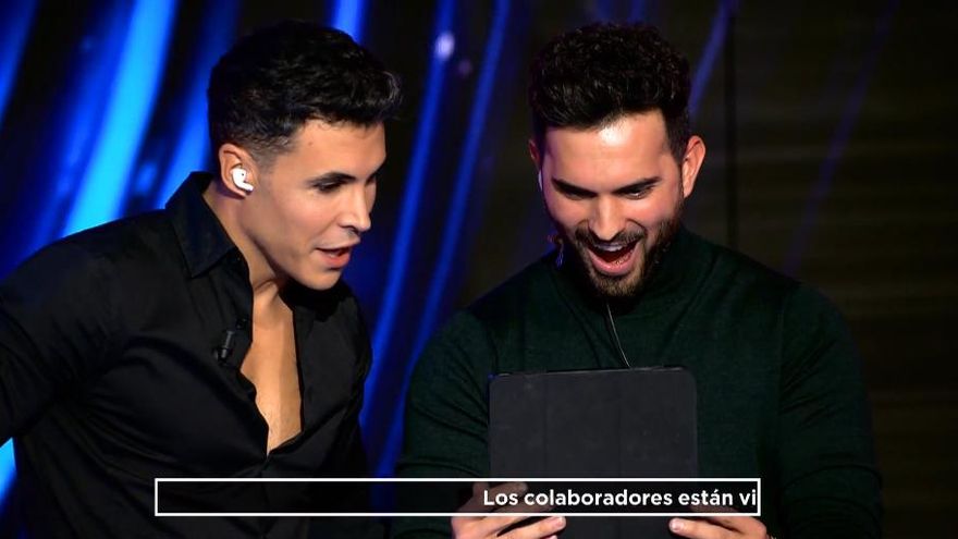 Kiko Jiménez y Suso reaccionan a las imágenes bomba