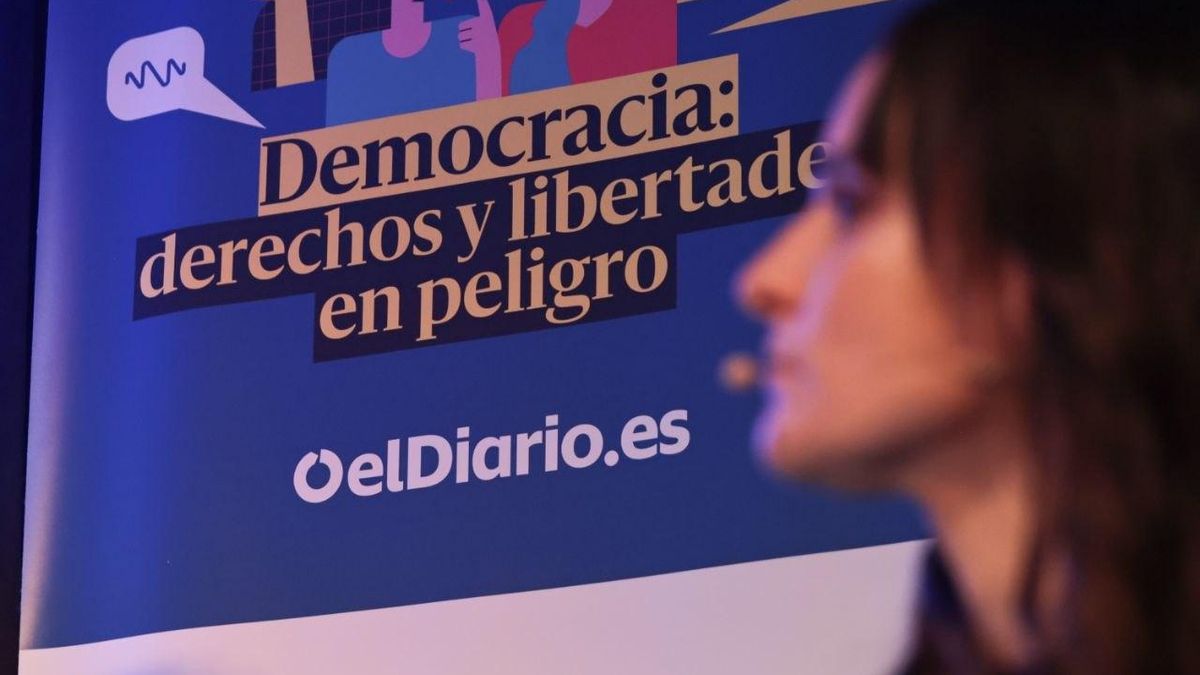 Angy Galvín, directora de elDiario.es en Balears, durante el encuentro