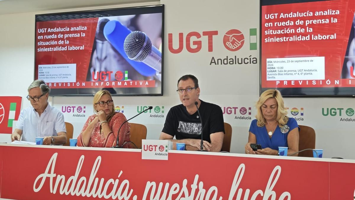 UGT Andalucía exige reforzar la prevención ante la tercera mayor cifra de mortalidad laboral de los últimos 12 años