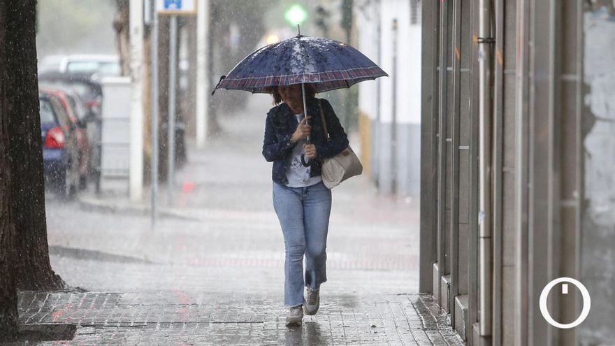 Ampliado a naranja el aviso desde este viernes en Córdoba por lluvias de hasta 100 litros en doce horas