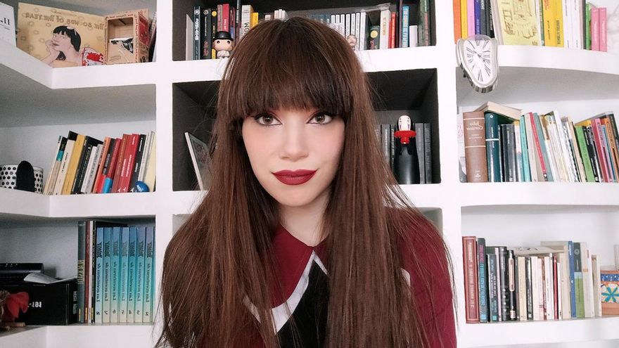 Mai Corrales, en su casa de Pozoblanco.