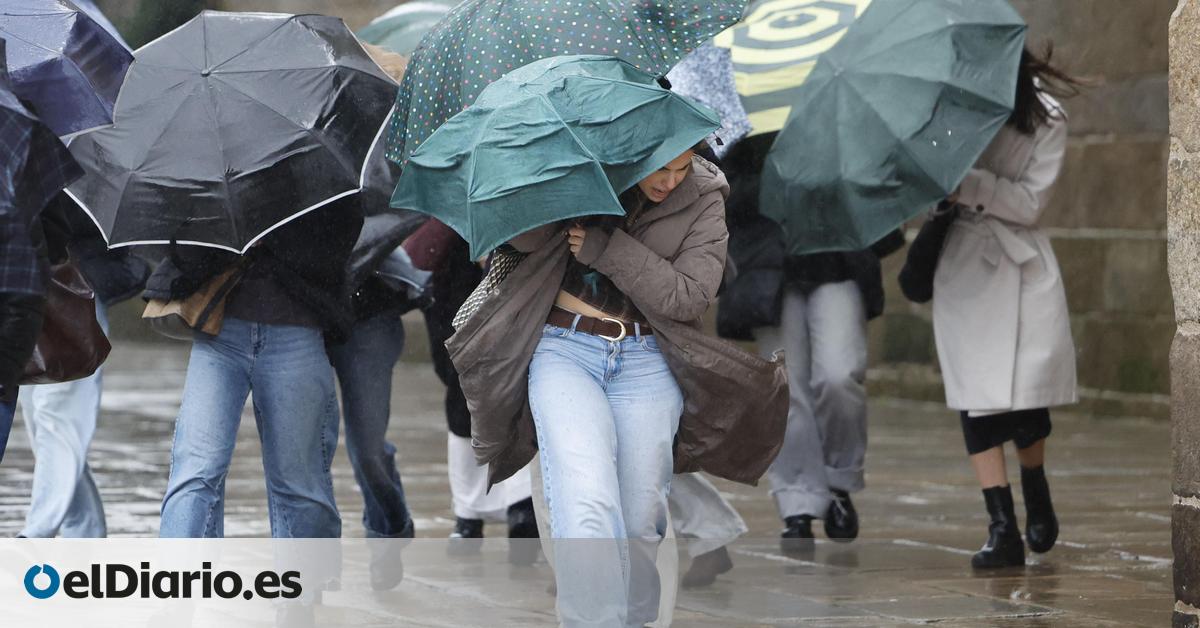 La borrasca Oriana prolonga el mal tiempo hasta el fin de semana: temporal marítimo, lluvias y nevadas en cotas bajas