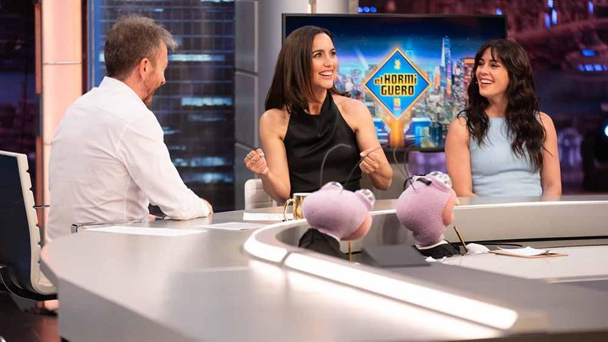 Megan Montaner y Eva Ugarte en 'El Hormiguero'