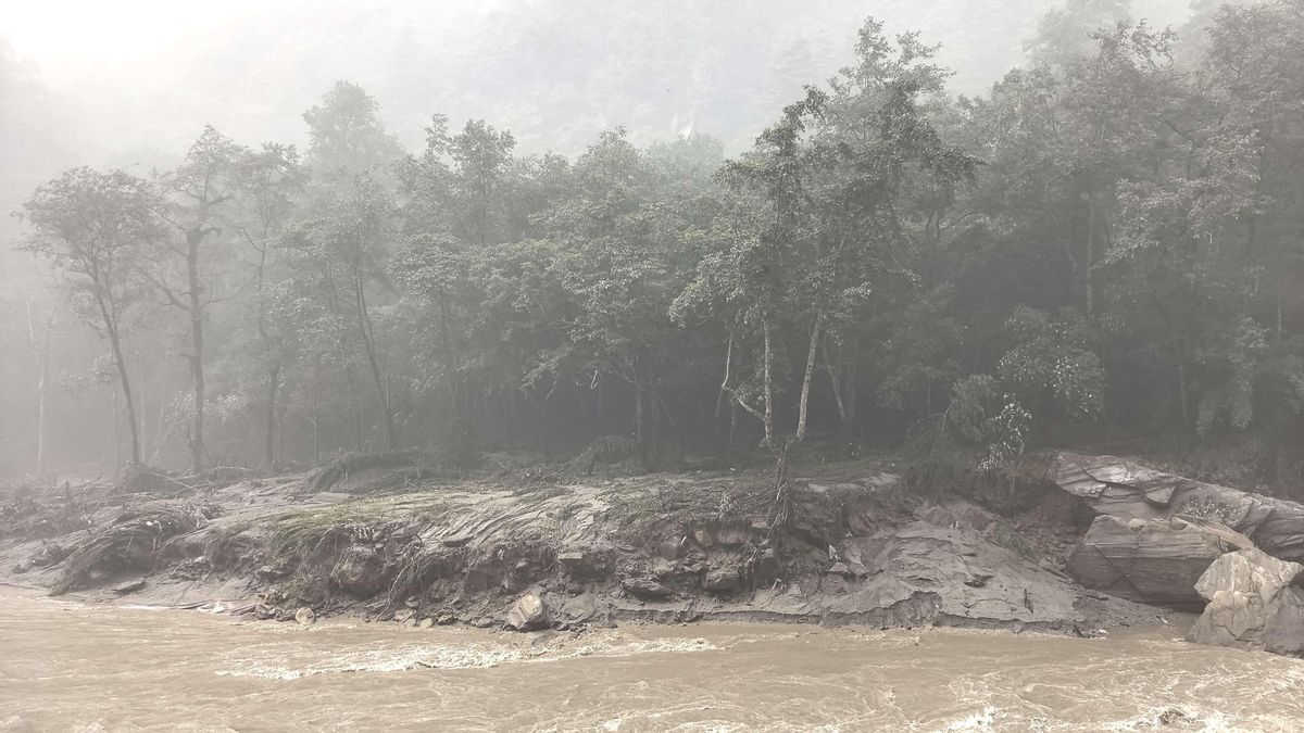Los efectos del deslizamiento de tierra en la región autónoma de Xizang (China)