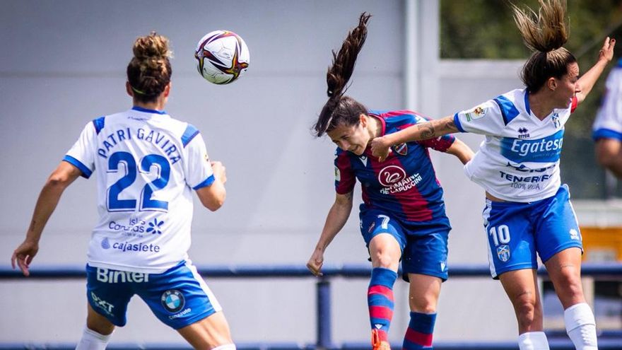 La UDG Tenerife Egatesa cae ´in extremis´ ante el Levante Femenino