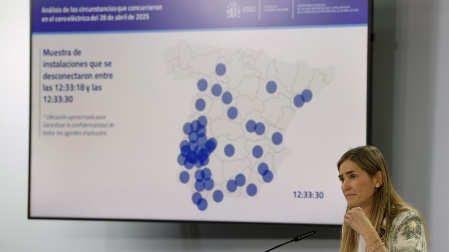 El Gobierno atribuye el apagón a múltiples causas y ve fallos en las centrales de respaldo