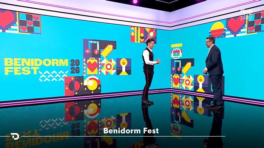 Jesús Vázquez en el Telediario y otros ejemplos de cómo el Benidorm Fest 2026 se 'asoma' en RTVE en su edición clave
