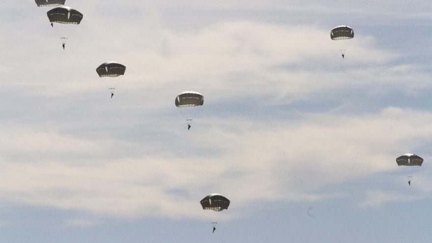 Paracaidistas de la 82ª División Aerotransportada de Estados Unidos