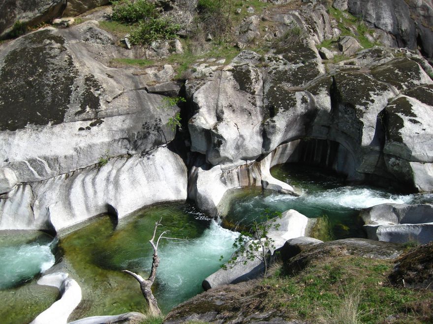 Los PIlones, uno de los lugares emblemáticos de la Garganta de Los Infiernos.