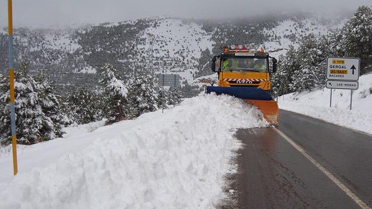 La nieve bajará este sábado hasta los 600 metros en Asturias