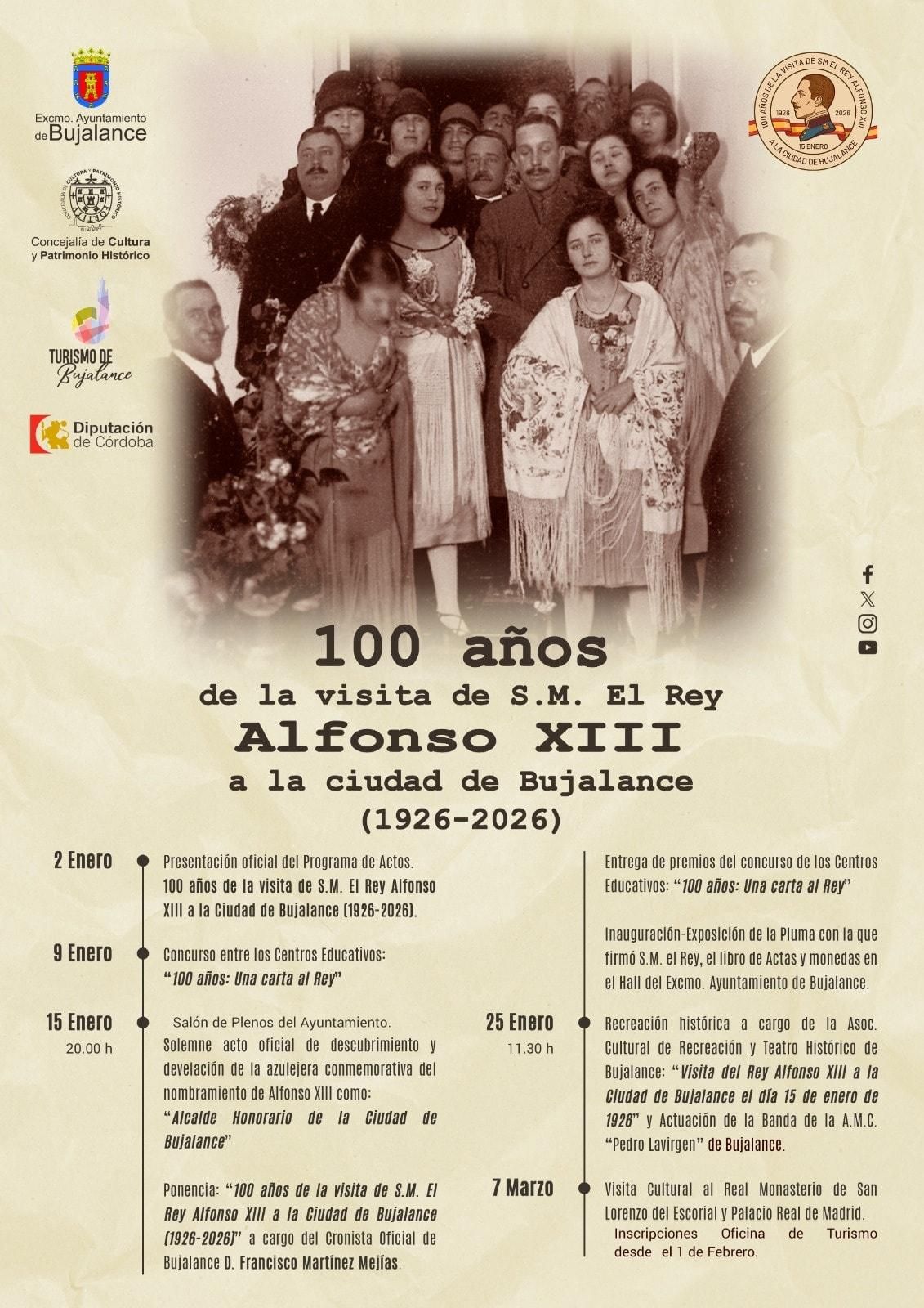 Cartel de las actividades