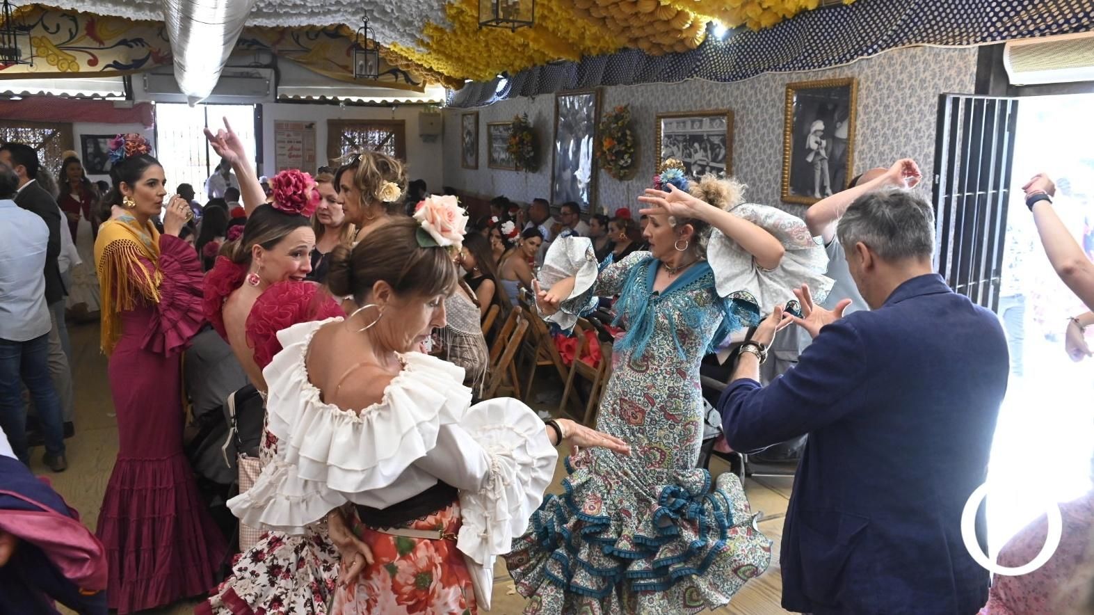 Ambiente de domingo en la feria