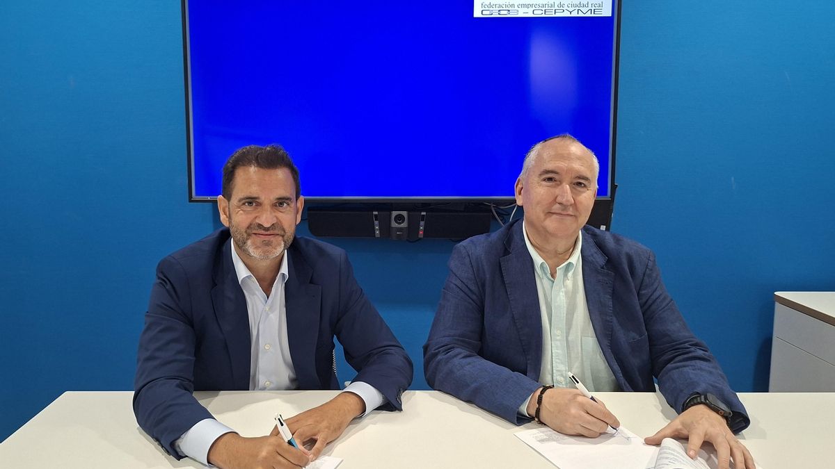 BBVA firma un convenio de colaboración con FECIR, la Federación Empresarial Ciudad Real