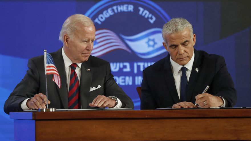Biden defiende ante Israel la solución de dos Estados para "una paz duradera"