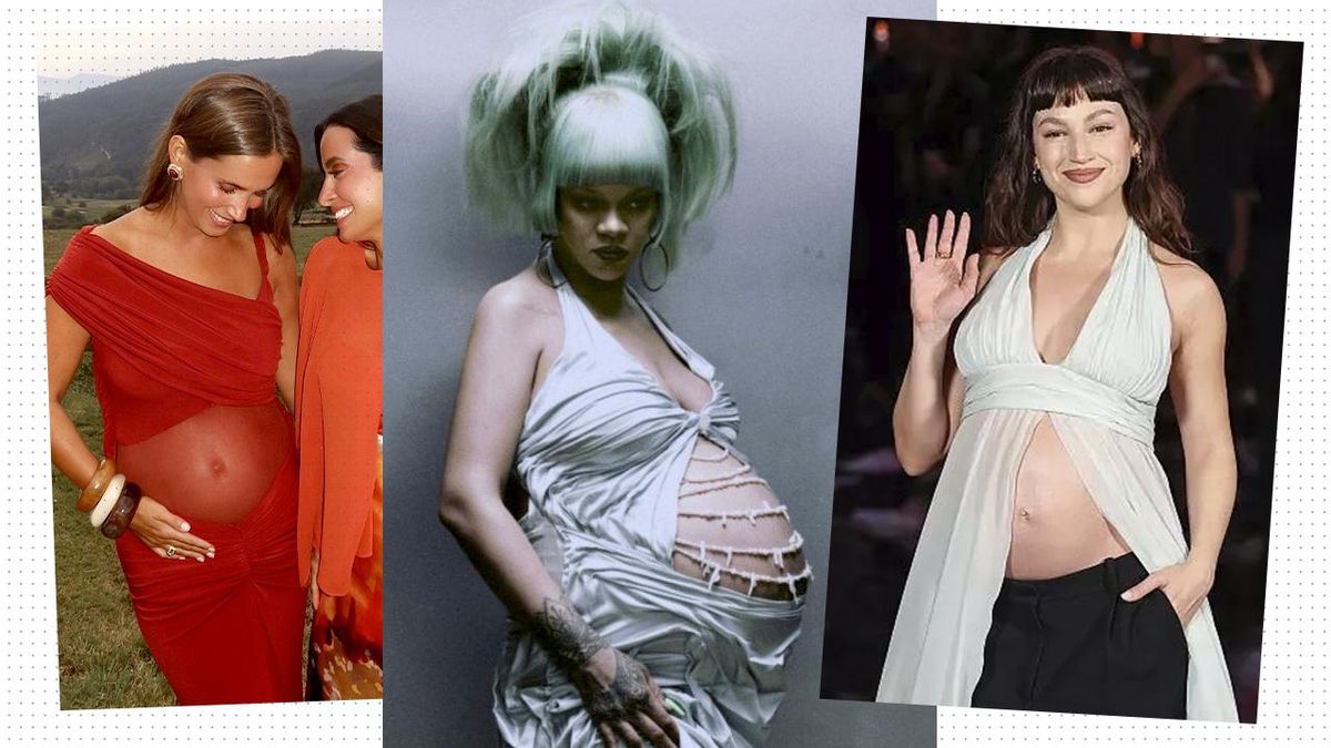 Barrigas fuera: la moda abraza el "estoy embarazada y está bien que lo parezca"