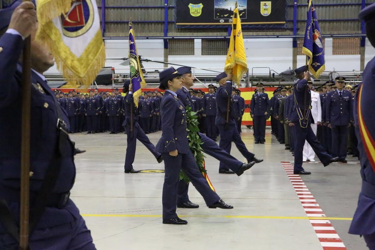 Funeral por los militares del SAR fallecidos en accidente de helicóptero. (ALEJANDRO RAMOS)