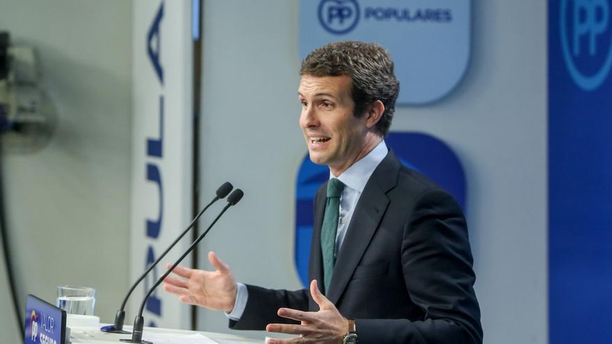 Casado dice que el PP "no ha dejado el centro" y dice que los votantes tendrá que ver "a qué ha conducido su voto"
