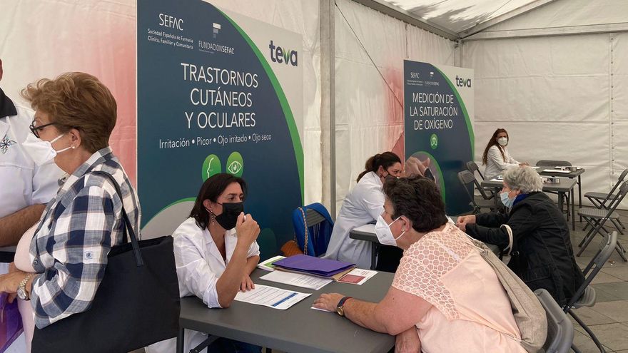 Los farmacéuticos analizaron la salud de los habitantes del Valle de Aridane.