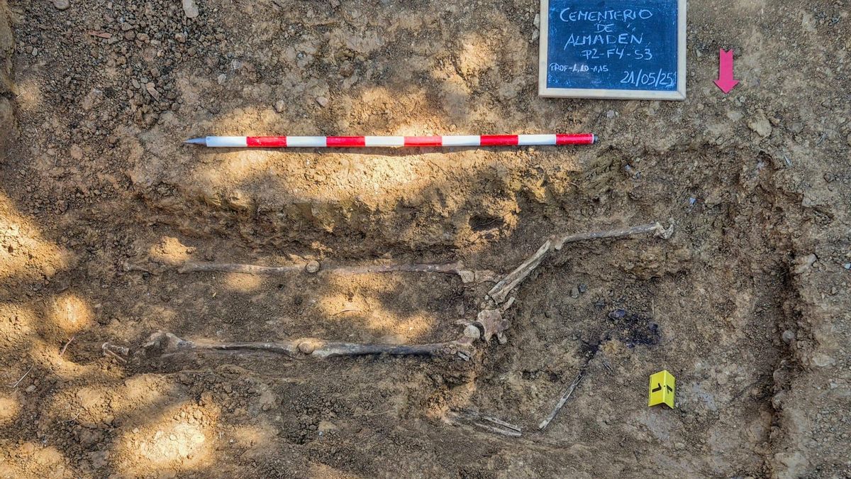 Exhumación en la búsqueda de los restos de Eustasio Herance