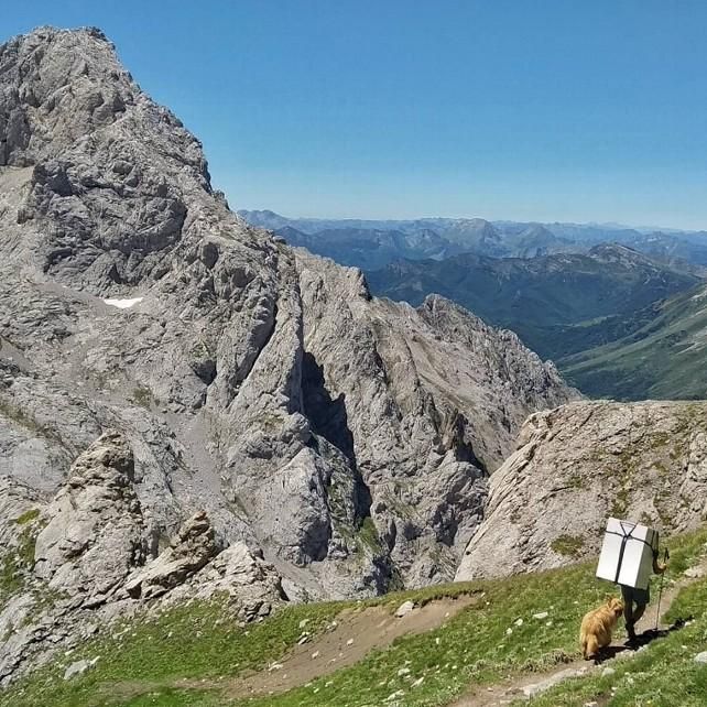 Vista impresionante del entorno del refugio de Collado Jermoso en León. / Foto Collado Jermoso