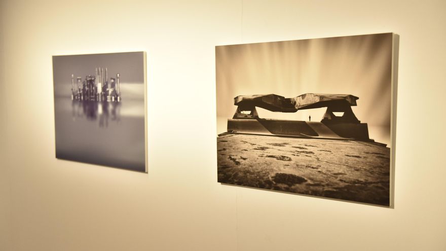 Dos obras de la muestra.