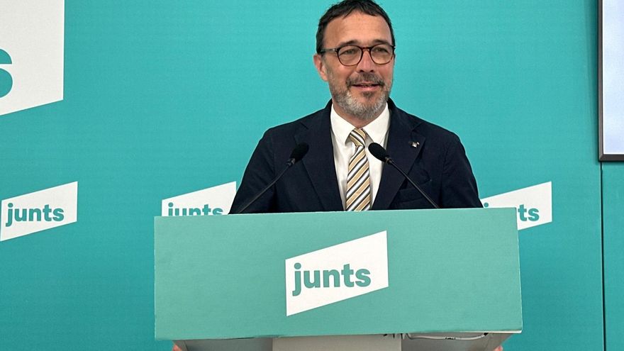 El portavoz de Junts, Josep Rius