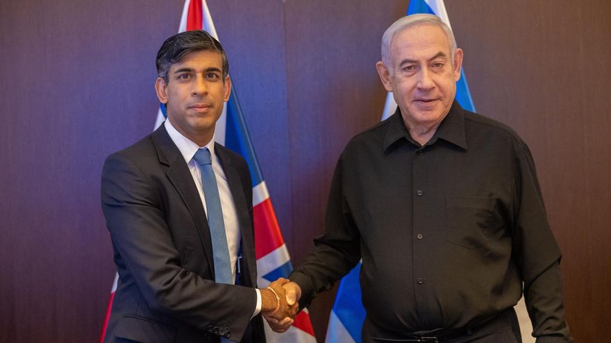British Prime Minister Rishi Sunak visits Jerusalem