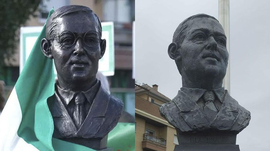 Vandalizan el busto de Blas Infante de la plaza de Andalucía