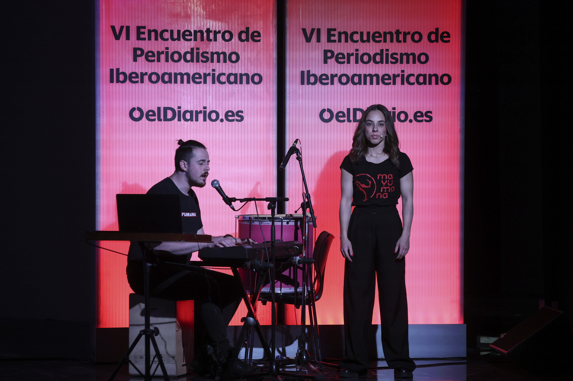 El VI Encuentro de Periodismo Iberoamericano contó con la participación del grupo artístico Mayumaná