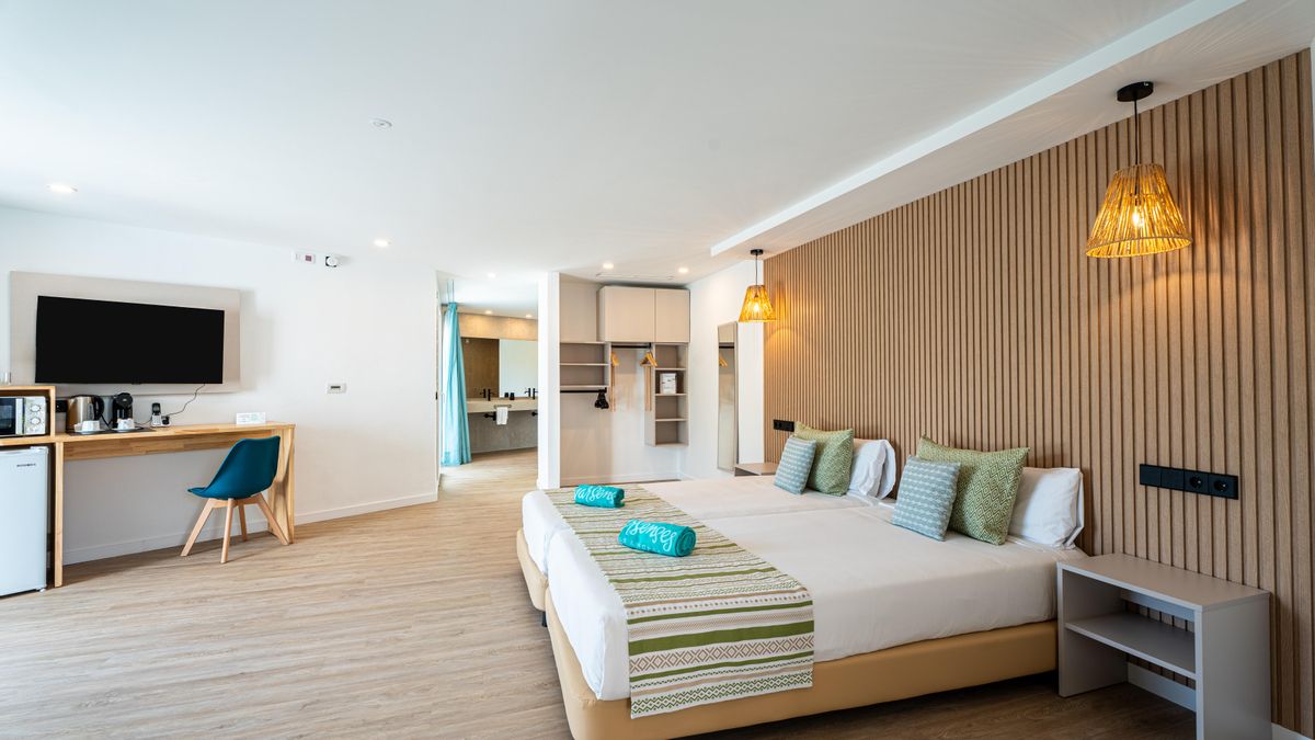 Una de las habitaciones de hotel de MarSenses.