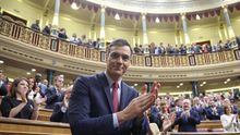 Pedro Sánchez tras ser investido presidente