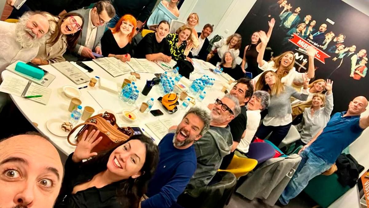 El elenco de 'La que se avecina', en el rodaje de la temporada 17