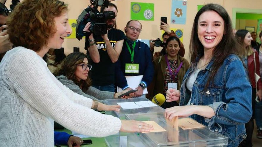 Irene Montero se muestra optimista y con buenas sensaciones