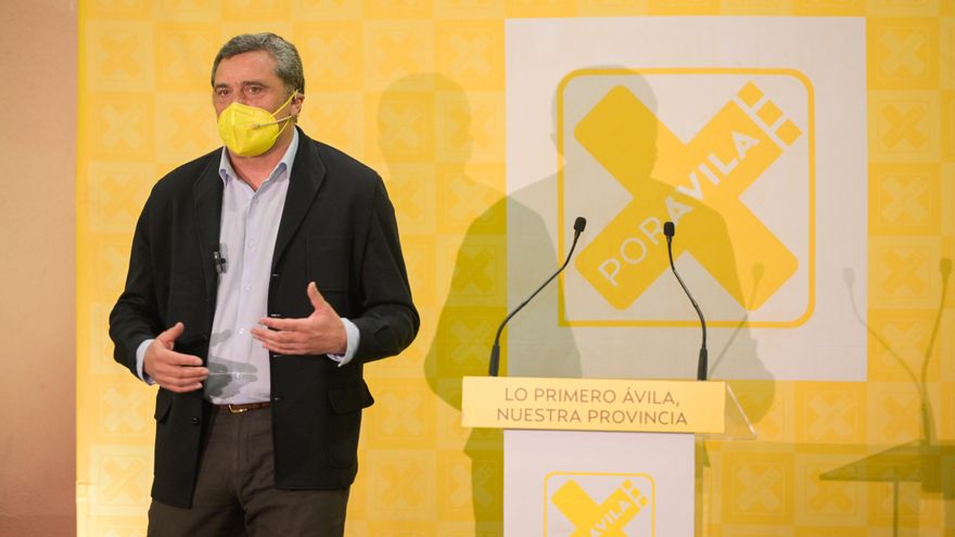 El candidato Por Ávila a la Presidencia de la Junta de Castilla y León, Pedro Pascual, en una imagen de archivo.