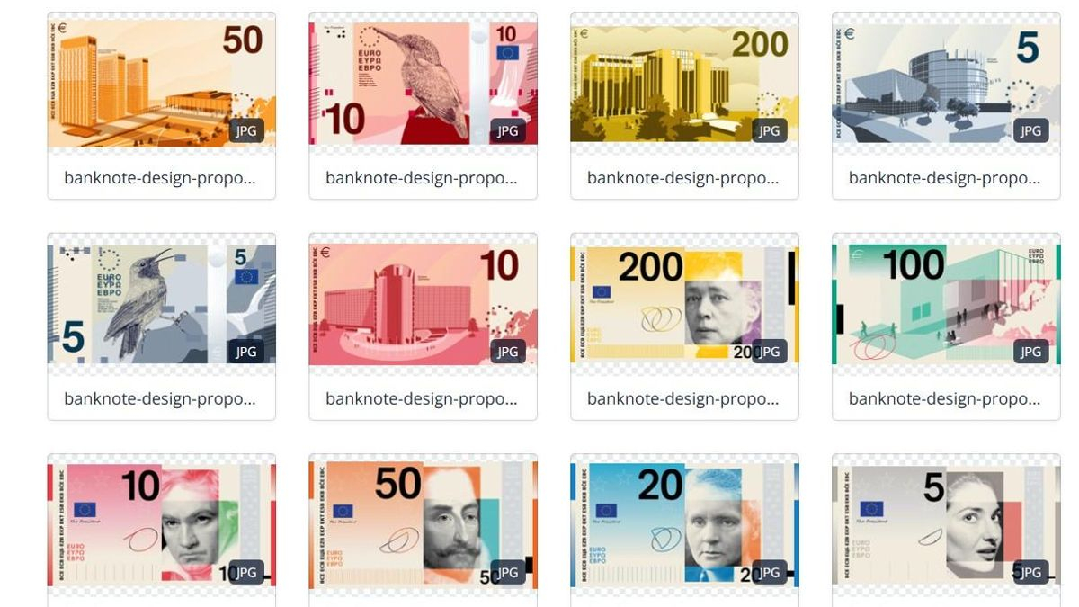 Los europeos pueden elegir el diseño de los nuevos billetes de euro que pondrá en circulación el BCE