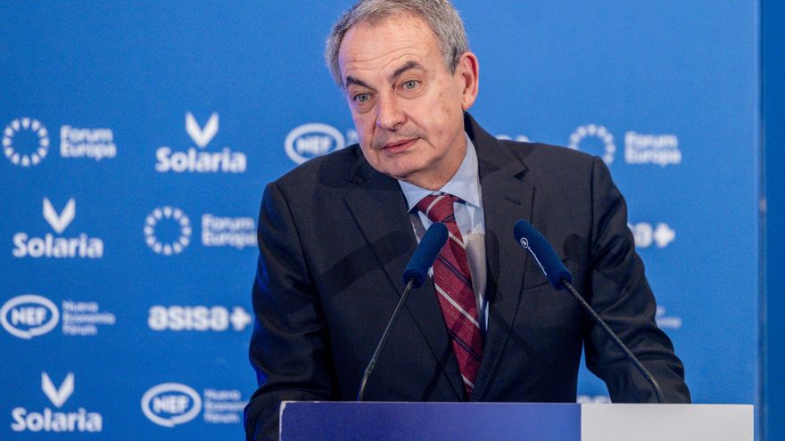 El expresidente del Gobierno, José Luis Rodríguez Zapatero