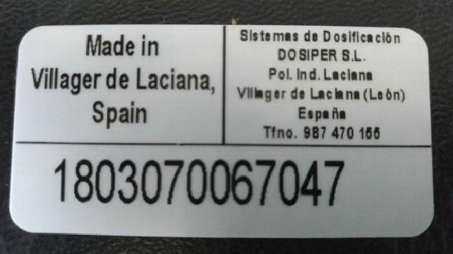 'Made un Villager de Laciana' en un producto de Dosiper.
