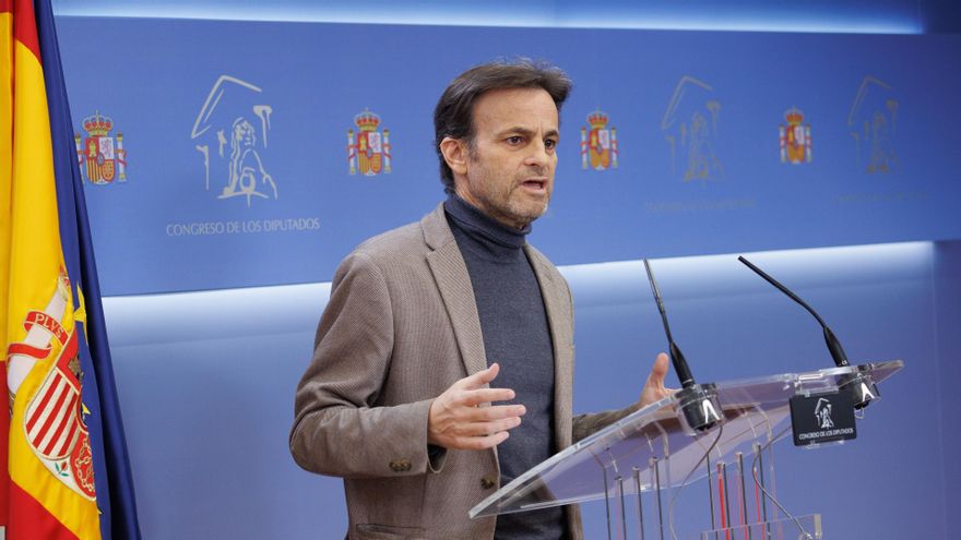 El presidente del grupo parlamentario de Unidas Podemos en el Congreso, Jaume Asens.