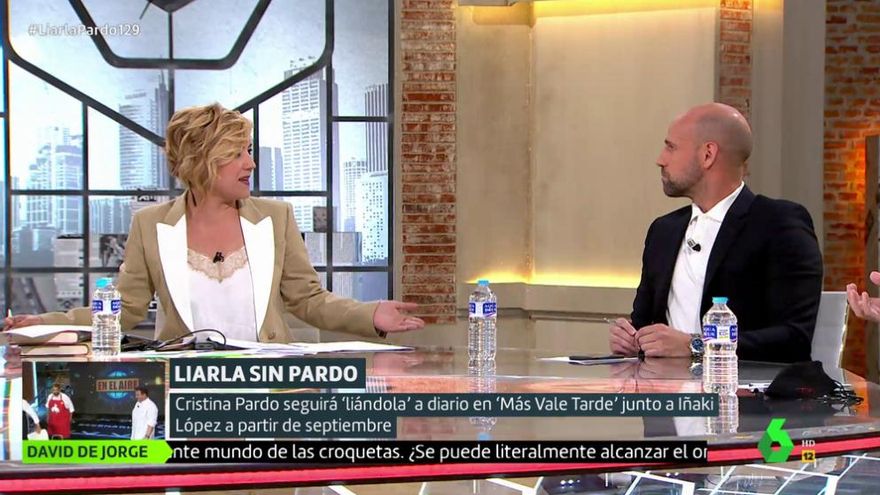 Gonzalo Miró y Cristina Pardo bromean sobre el adiós de ella a 'Liarla Pardo': "Eres un resentido"