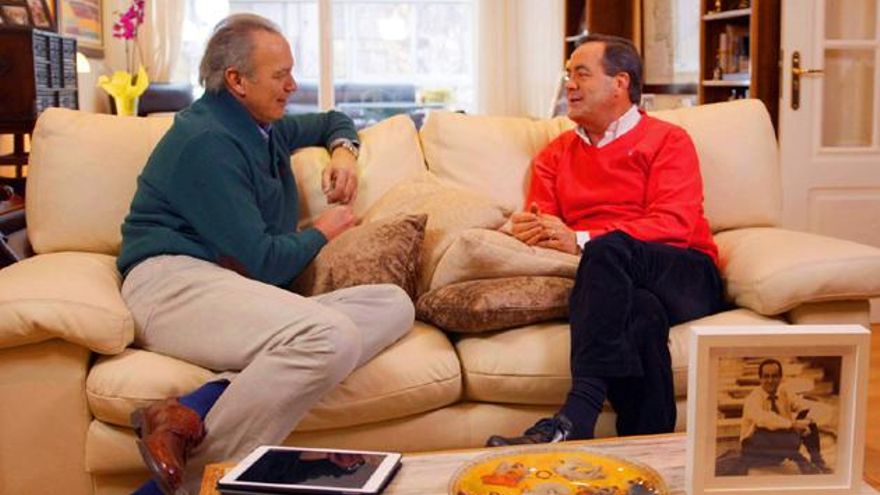 Bertín y José Bono reconocen en Telecinco sus implantes capilares