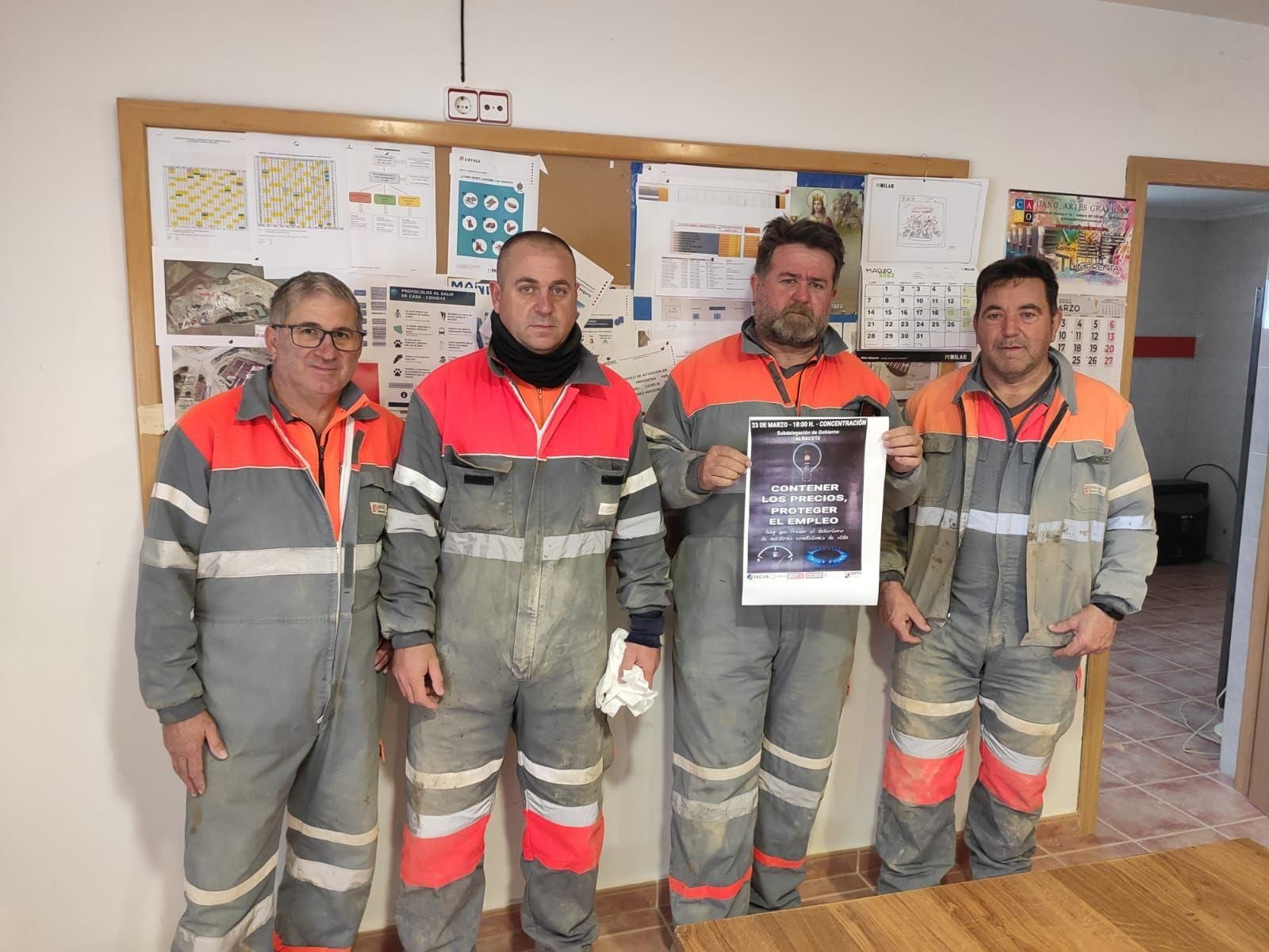 Concentración Eiffage Infraestructuras Albacete