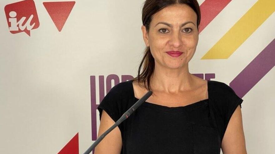 Archivo - Imagen de la portavoz federal de IU y eurodiputada de la formación, Sira Rego, durante una rueda de prensa telemática.