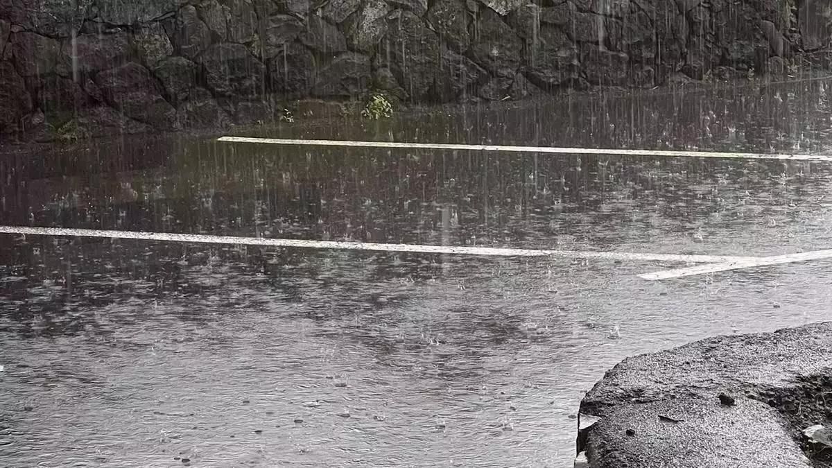 Prealerta por lluvia en La Palma