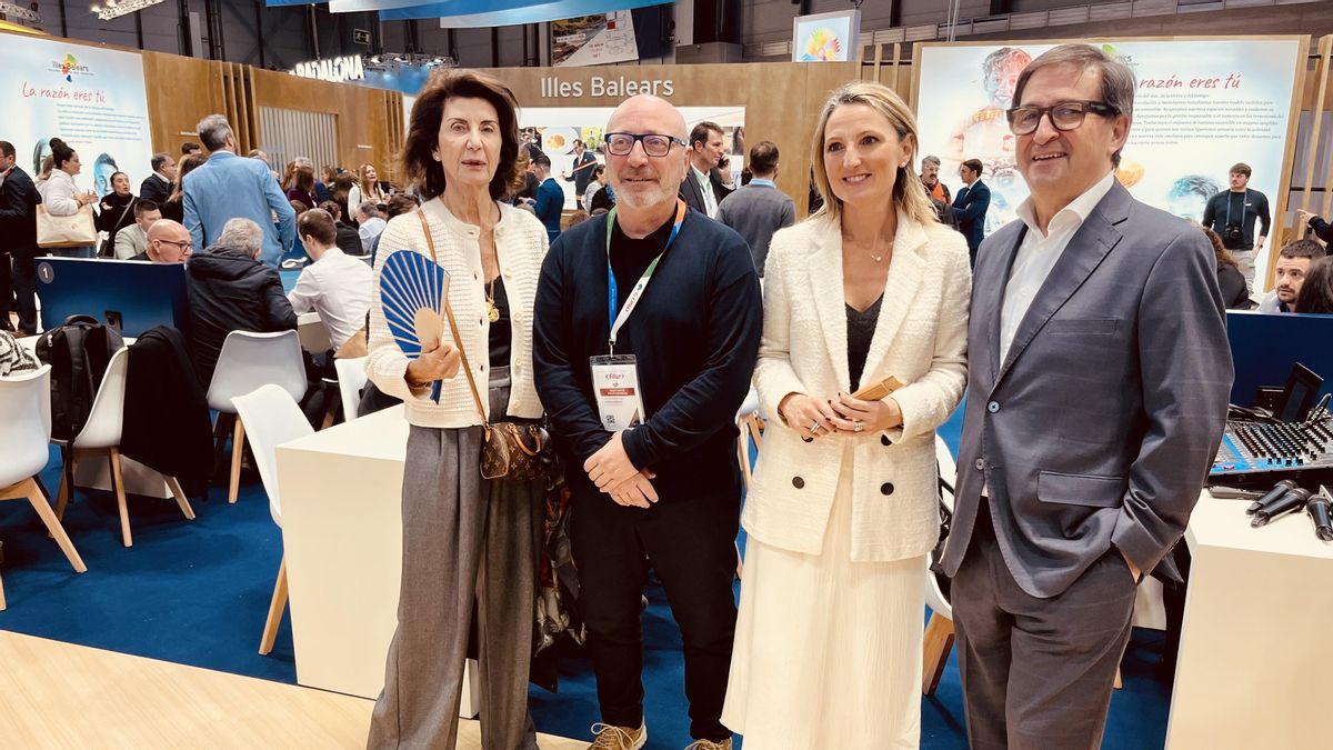 Carmen Planas (CAEB), José Luis García (CCOO), Cati Caber (secretaria autonómica de Treball) y Juan Carlos Fernández de Salort (PIME Balears).